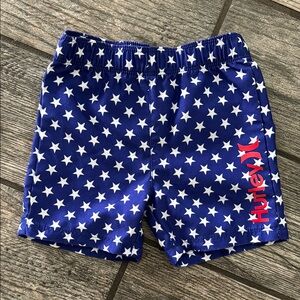 Hurley toddler baby America patriotic USA red white & Blue Star Shorts